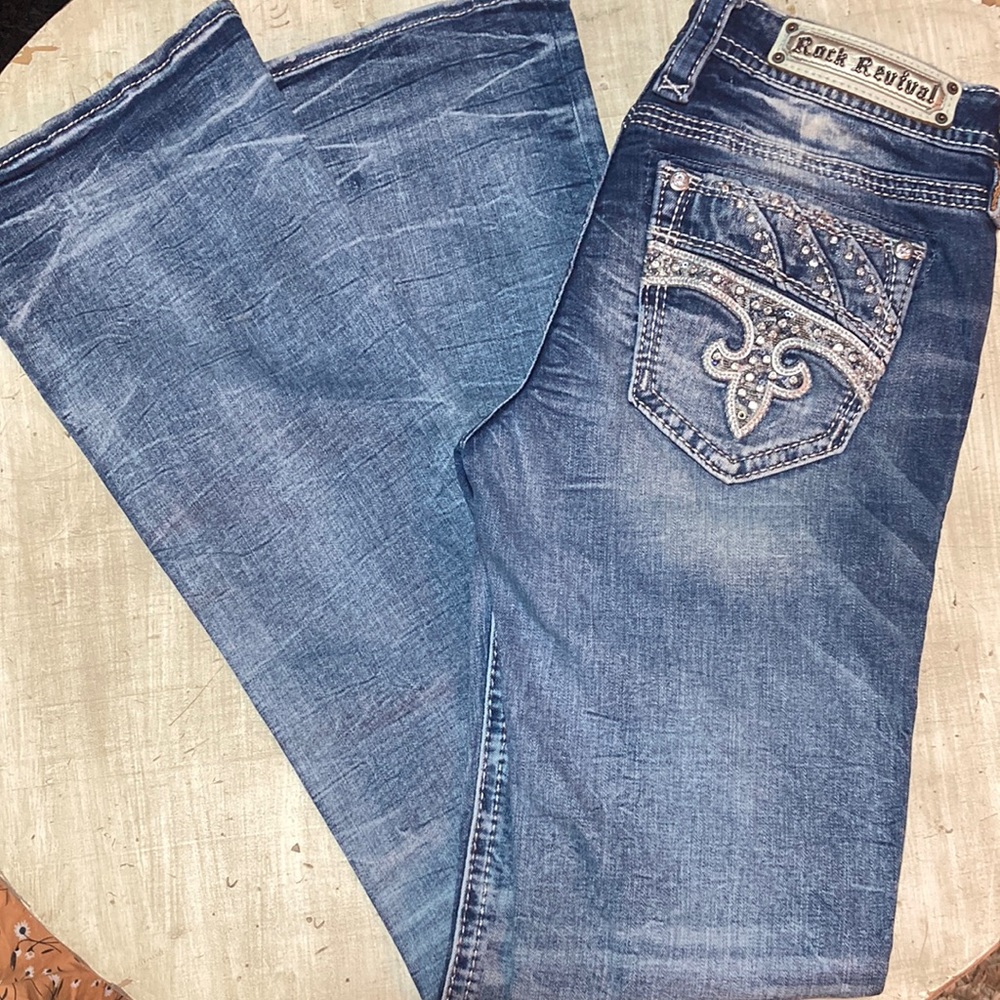 ROCK REVIVAL FENNA JEANS